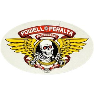 POWELL-PERALTA Skull Wings - Pack of [1] - Skateboard Sticker